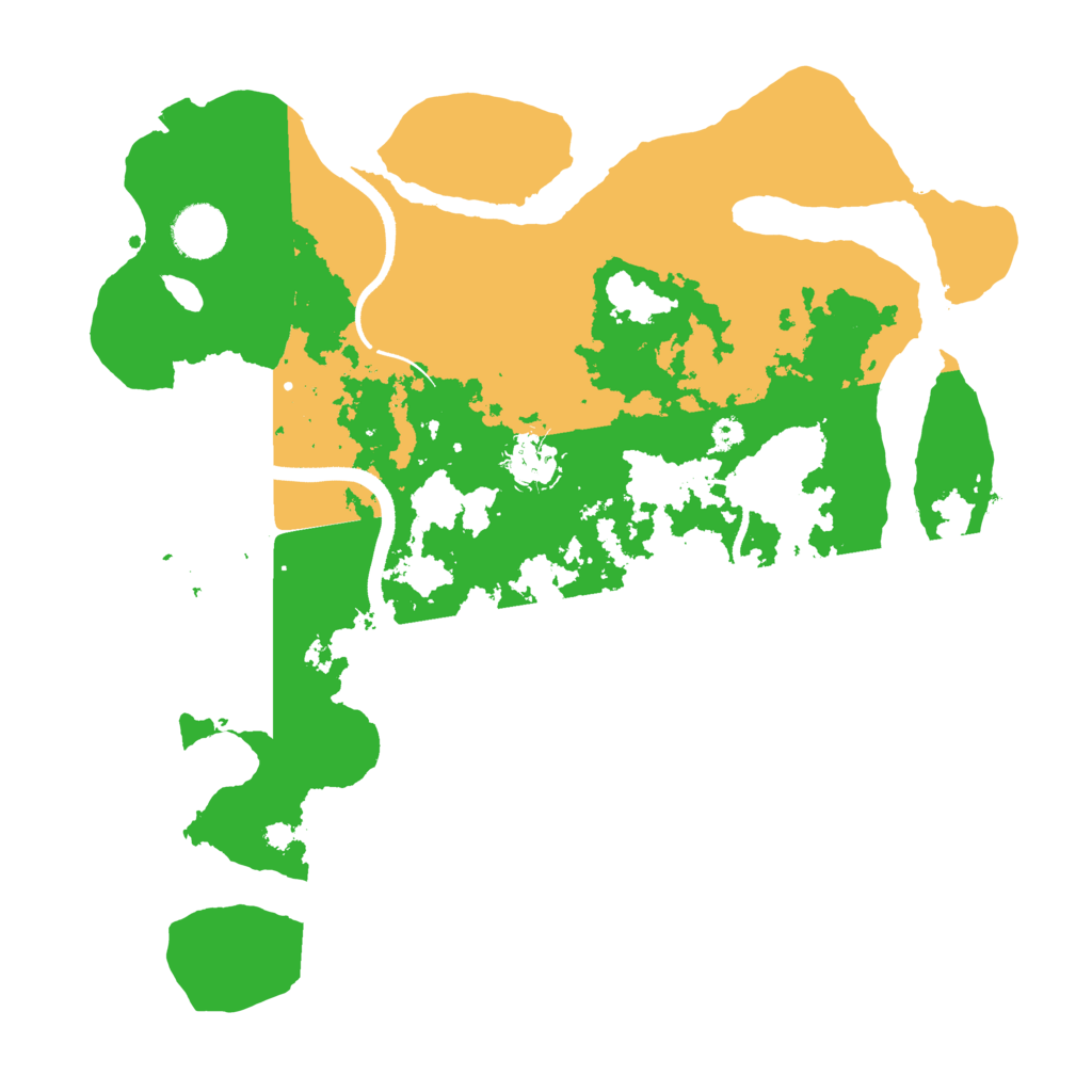Biome Rust Map: Procedural Map, Size: 3500, Seed: 2125253925