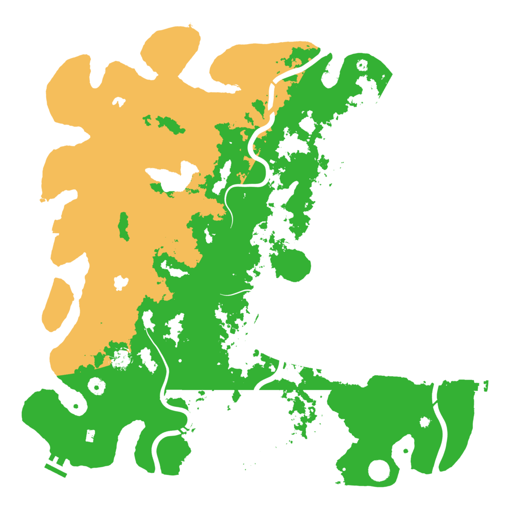 Biome Rust Map: Procedural Map, Size: 4500, Seed: 2138400164