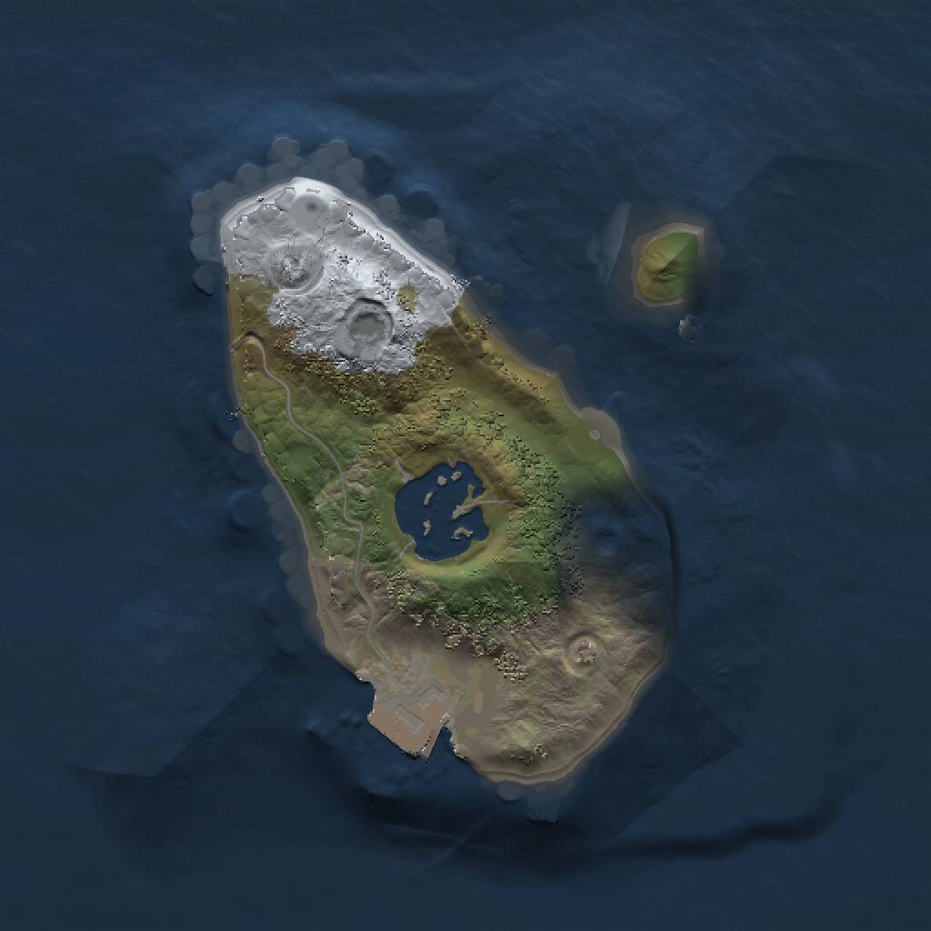 Rust Map: Procedural Map, Size: 1500, Seed: 1403708994, 2 Monuments