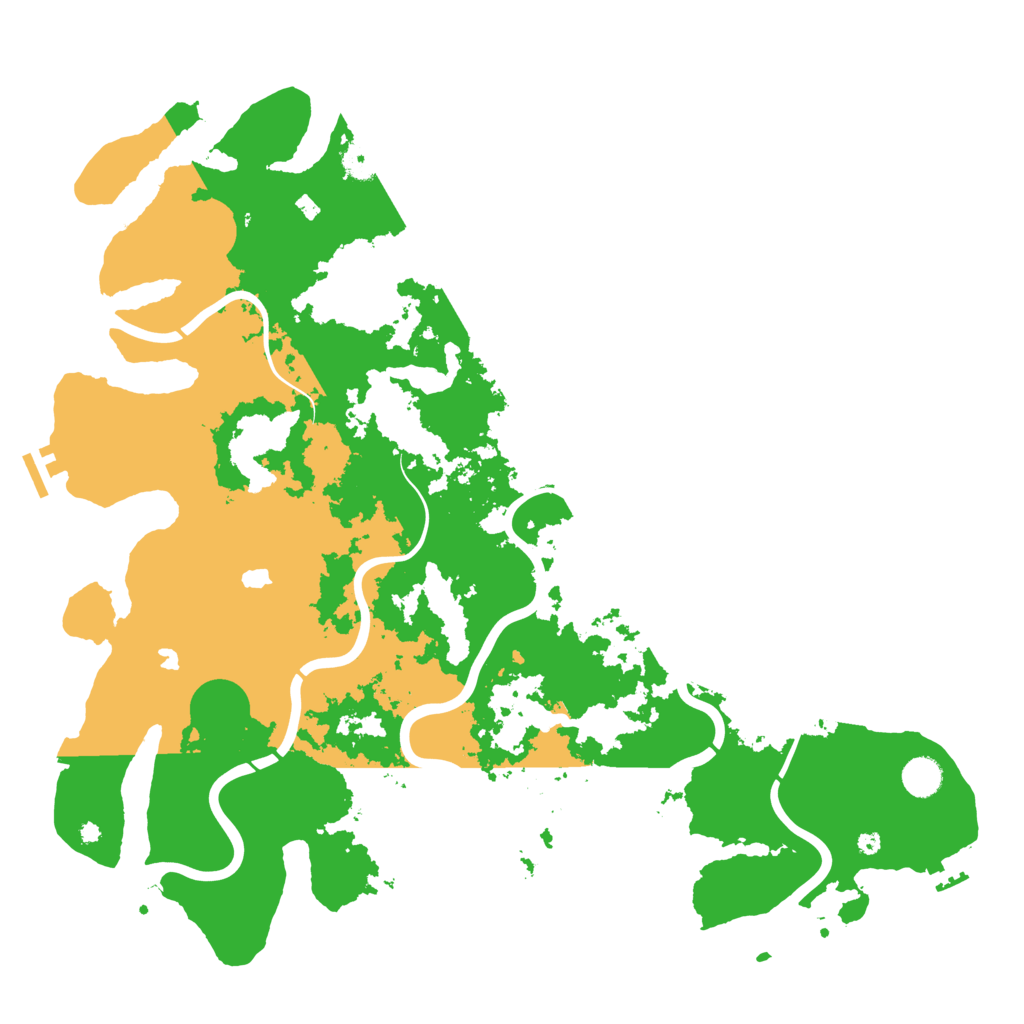 Biome Rust Map: Procedural Map, Size: 4500, Seed: 944993616