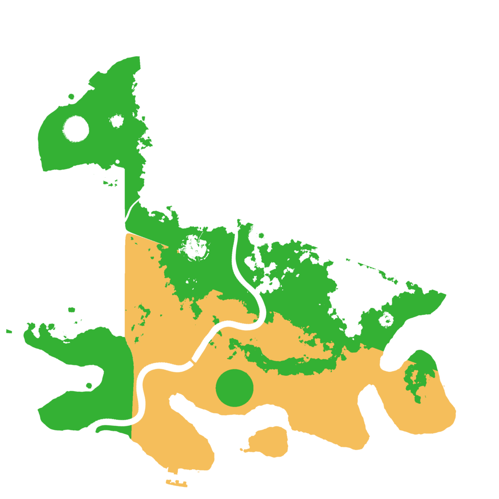 Biome Rust Map: Procedural Map, Size: 3500, Seed: 2127737143