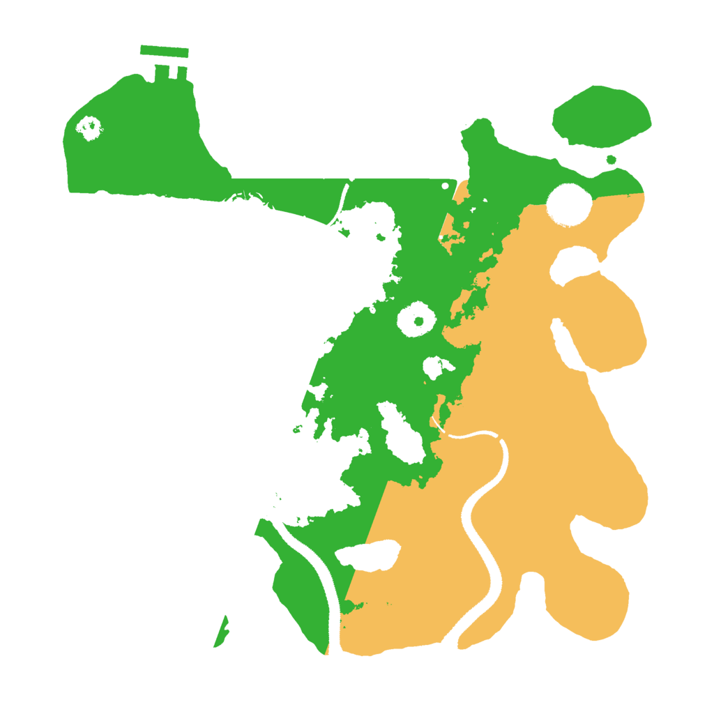 Biome Rust Map: Procedural Map, Size: 3000, Seed: 582212254