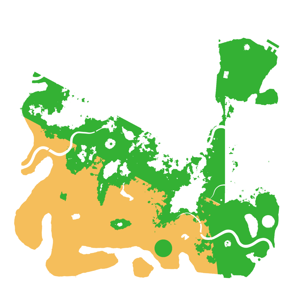 Biome Rust Map: Procedural Map, Size: 4500, Seed: 1073017936