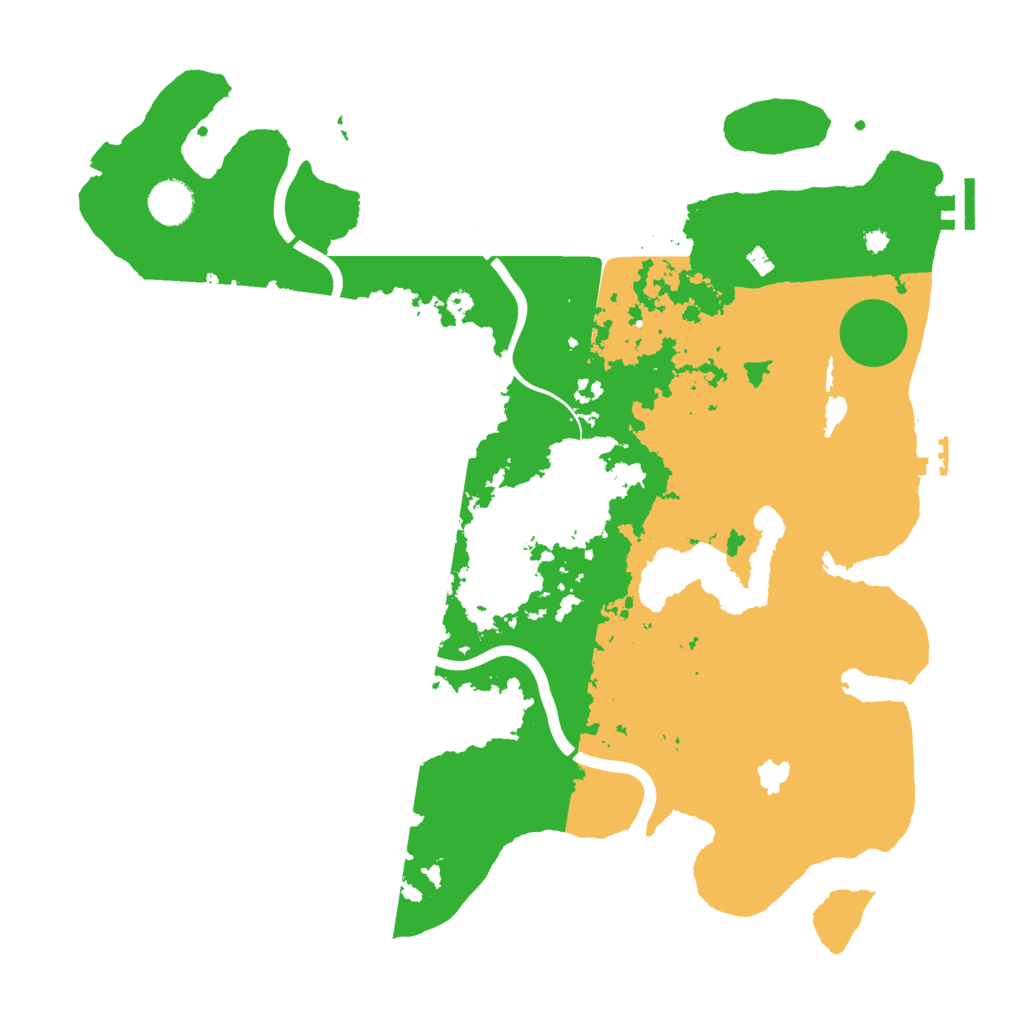 Biome Rust Map: Procedural Map, Size: 4000, Seed: 1829437022