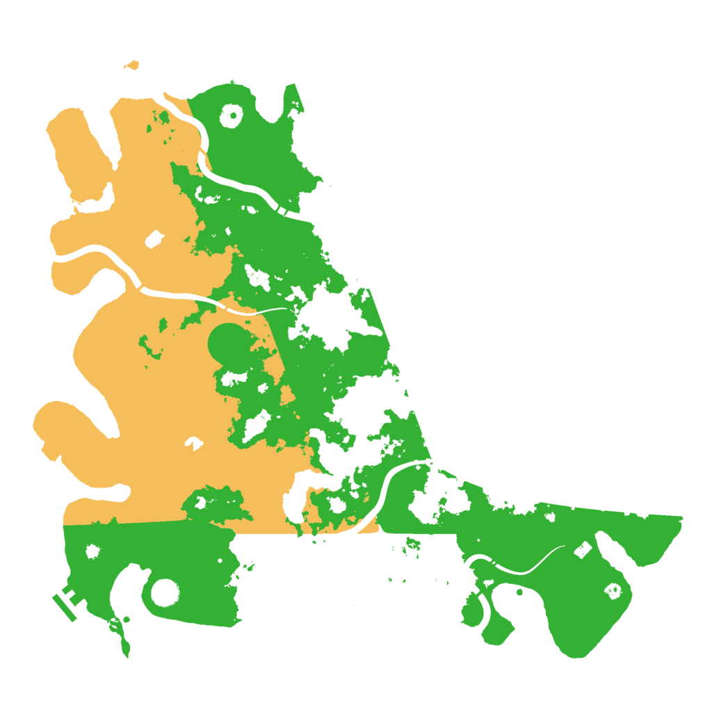 Biome Rust Map: Procedural Map, Size: 4500, Seed: 1813037461