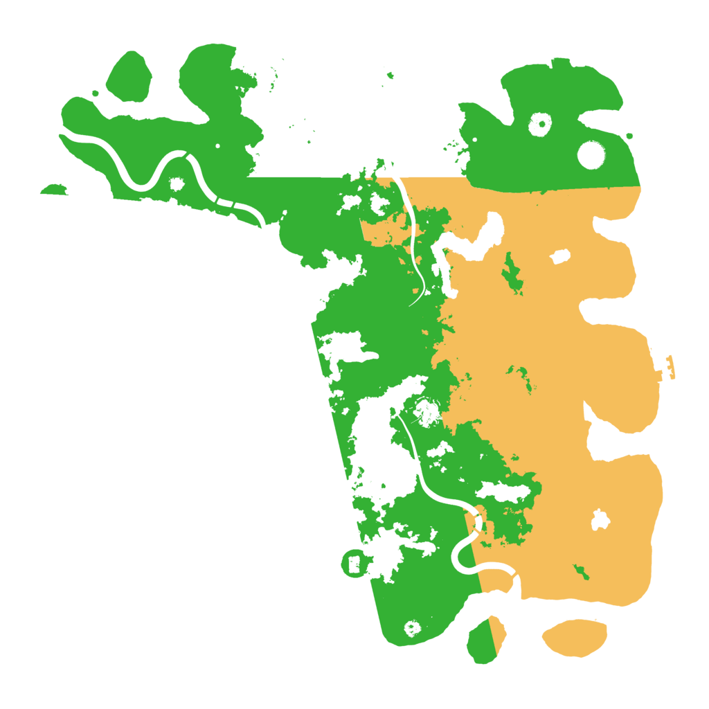 Biome Rust Map: Procedural Map, Size: 4500, Seed: 136211344