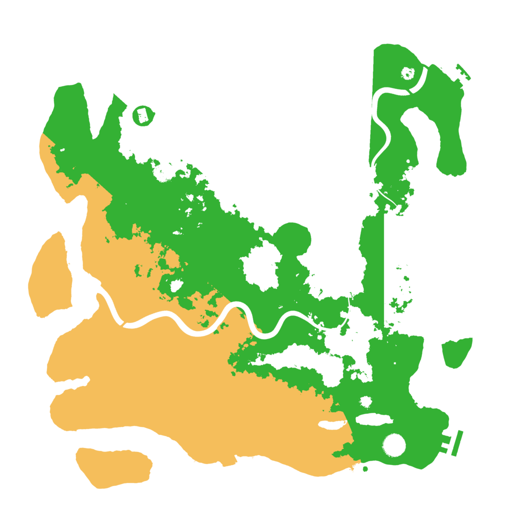 Biome Rust Map: Procedural Map, Size: 3950, Seed: 220919520