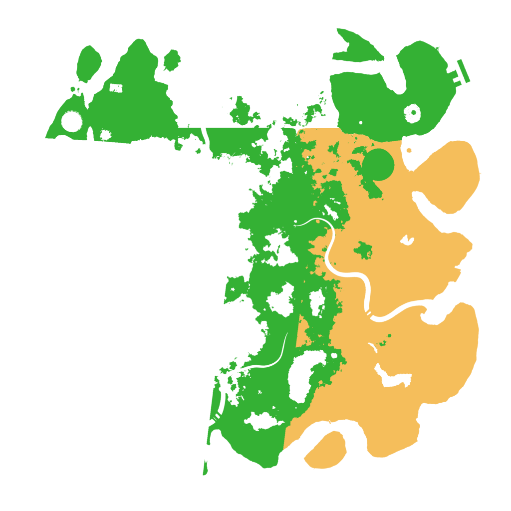 Biome Rust Map: Procedural Map, Size: 4300, Seed: 9114025