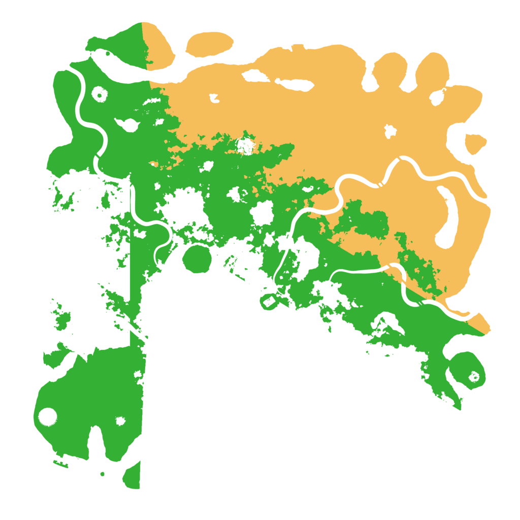 Biome Rust Map: Procedural Map, Size: 5000, Seed: 67423311