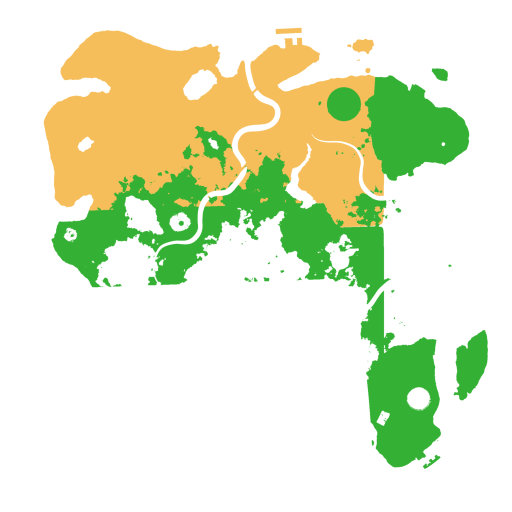 Biome Rust Map: Procedural Map, Size: 4000, Seed: 1883627055