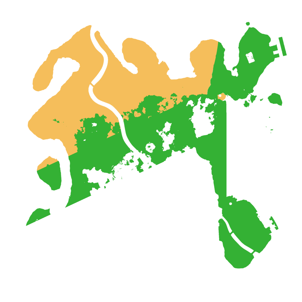 Biome Rust Map: Procedural Map, Size: 3200, Seed: 1614537444