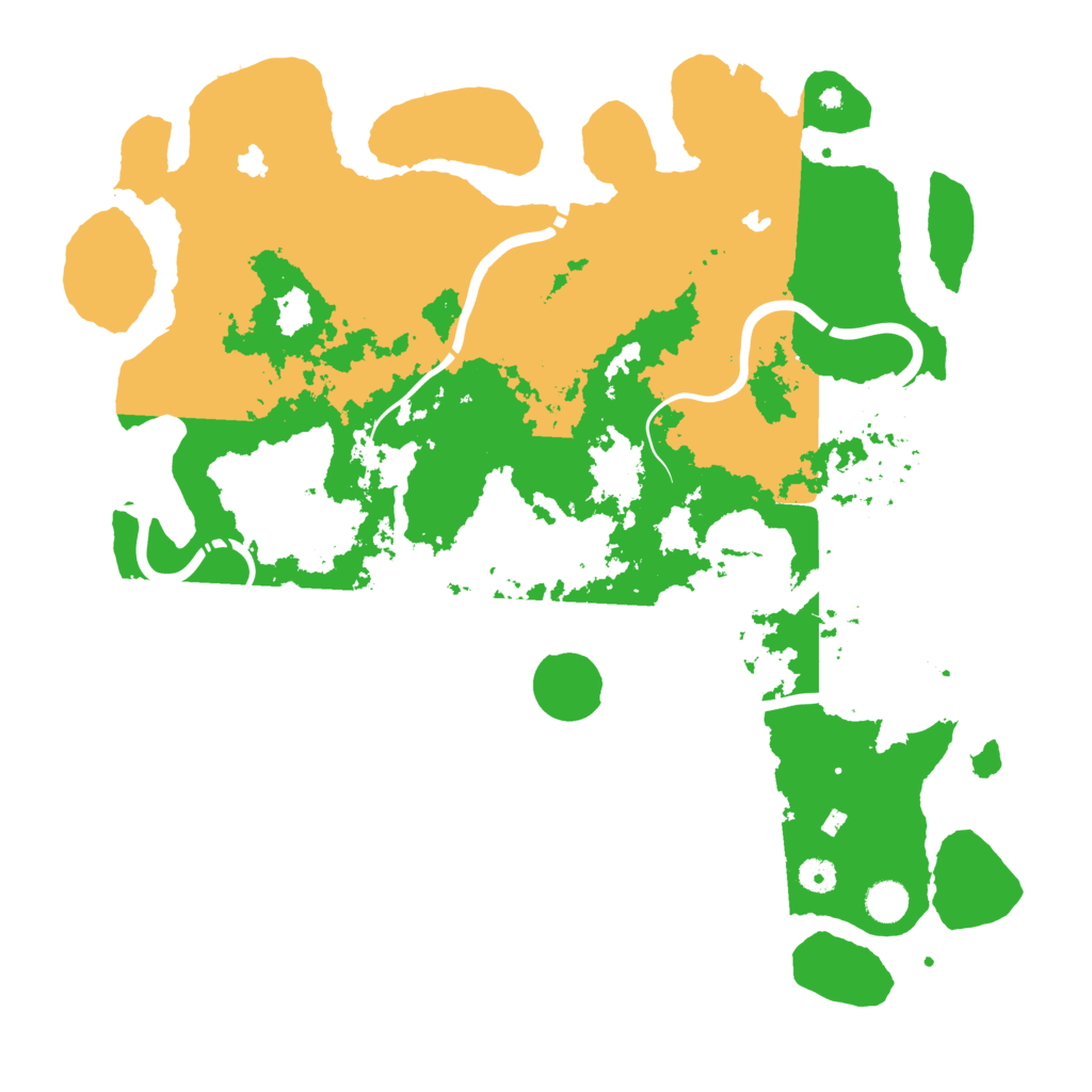 Biome Rust Map: Procedural Map, Size: 4500, Seed: 1344513670