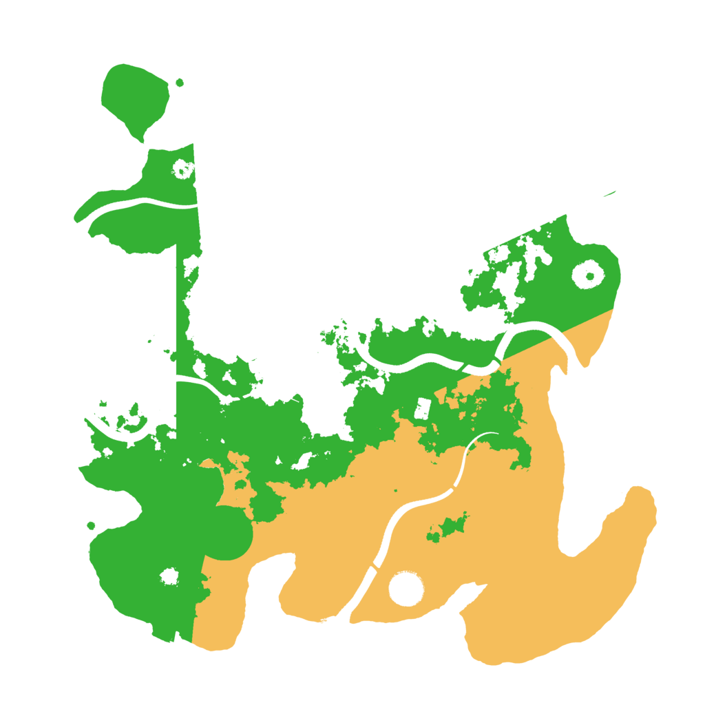 Biome Rust Map: Procedural Map, Size: 3550, Seed: 1341016258