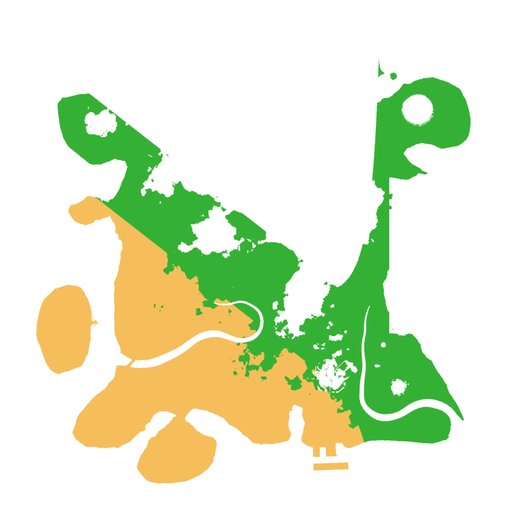 Biome Rust Map: Procedural Map, Size: 3000, Seed: 1795452926