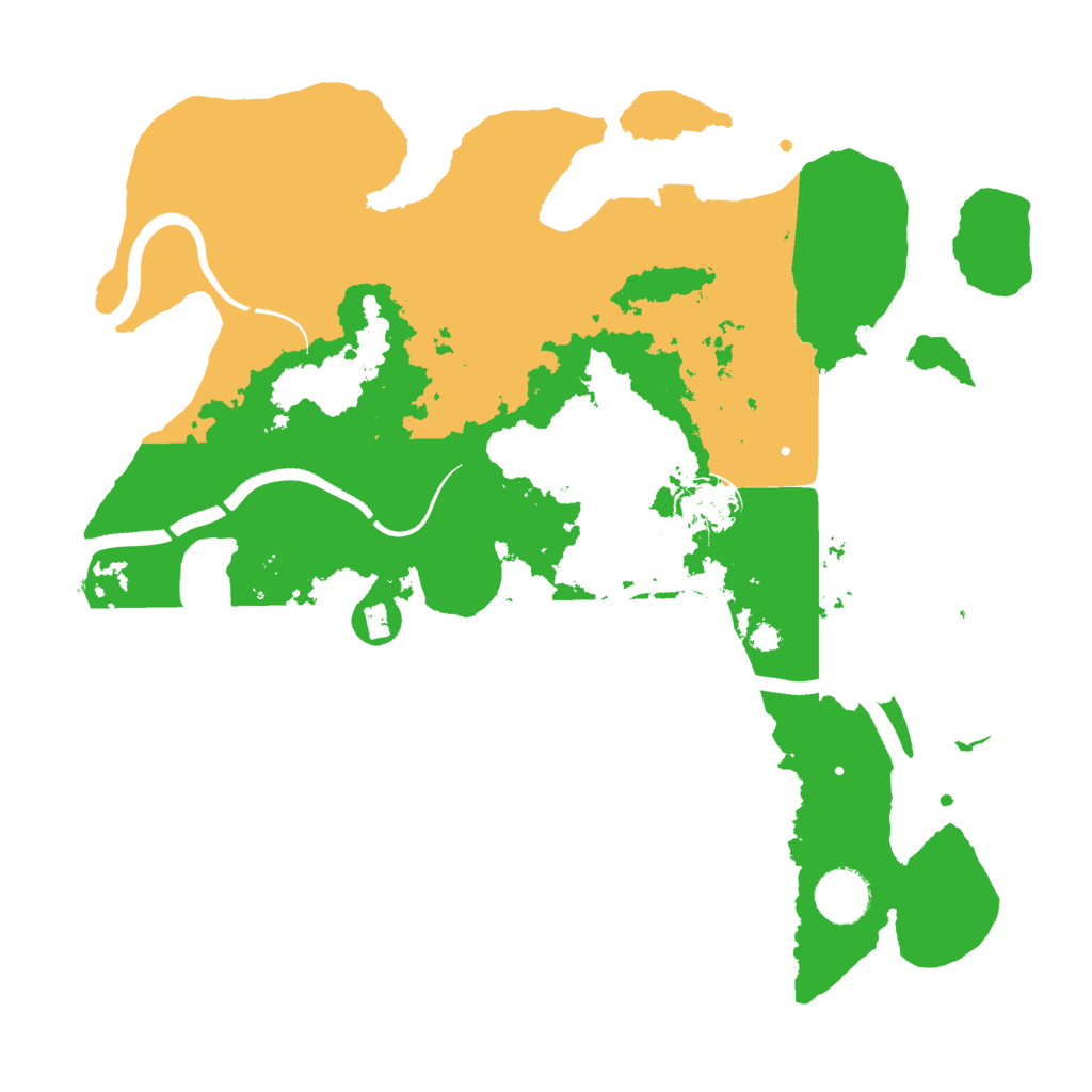 Biome Rust Map: Procedural Map, Size: 3500, Seed: 507031823