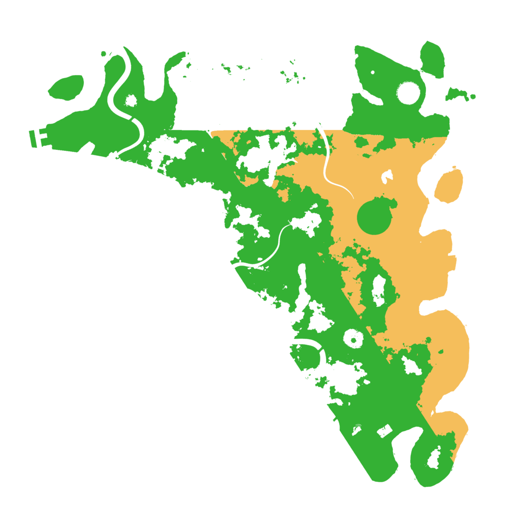 Biome Rust Map: Procedural Map, Size: 4000, Seed: 95178