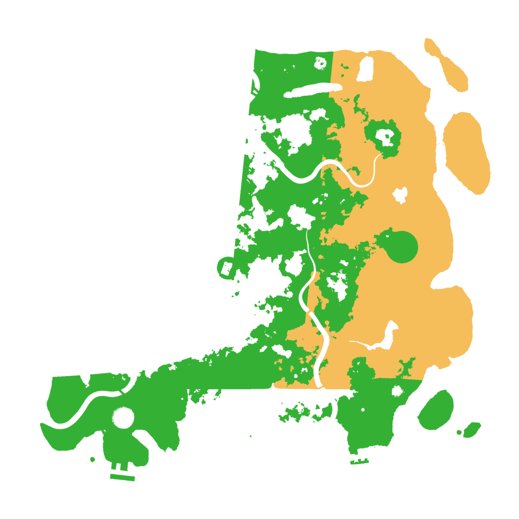 Biome Rust Map: Procedural Map, Size: 4250, Seed: 252760