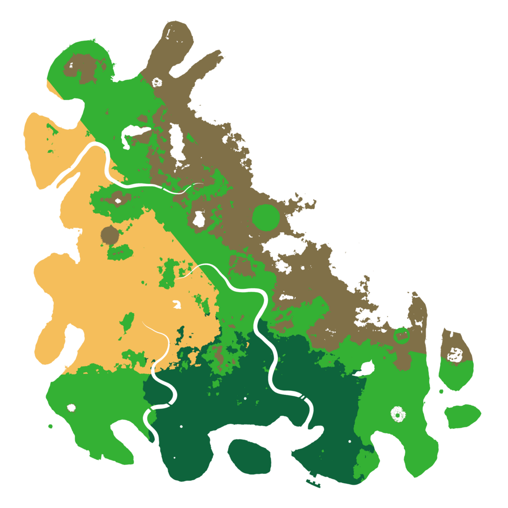 Biome Rust Map: Procedural Map, Size: 5000, Seed: 2875