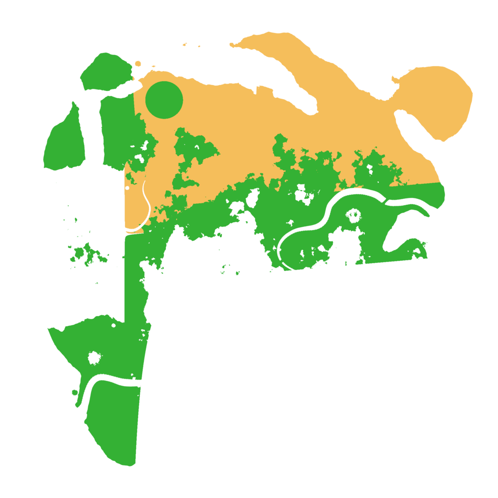 Biome Rust Map: Procedural Map, Size: 3500, Seed: 1405172387