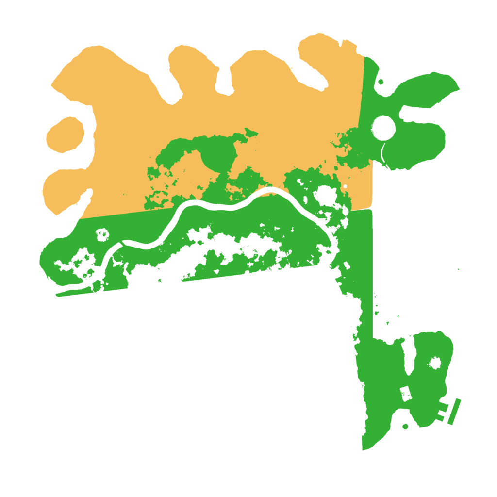 Biome Rust Map: Procedural Map, Size: 3750, Seed: 579120958