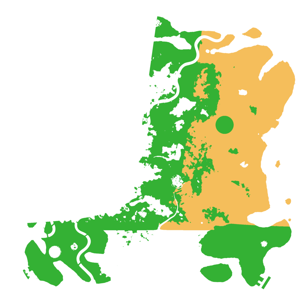Biome Rust Map: Procedural Map, Size: 4500, Seed: 1661420525