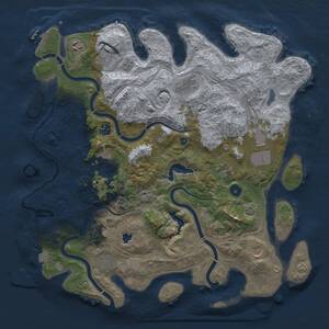 Thumbnail Rust Map: Procedural Map, Size: 4250, Seed: 979184941, 15 Monuments