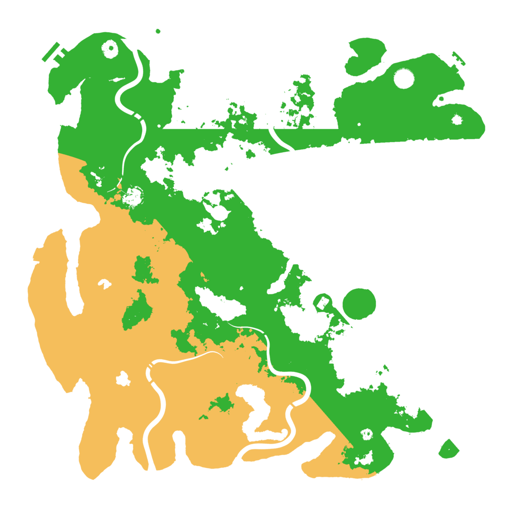 Biome Rust Map: Procedural Map, Size: 4500, Seed: 537713