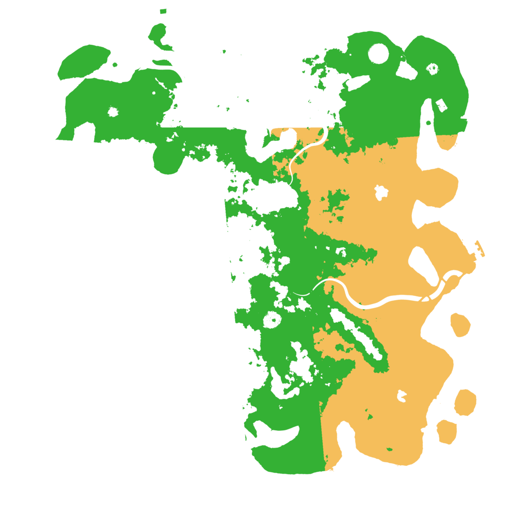 Biome Rust Map: Procedural Map, Size: 4500, Seed: 1896898933