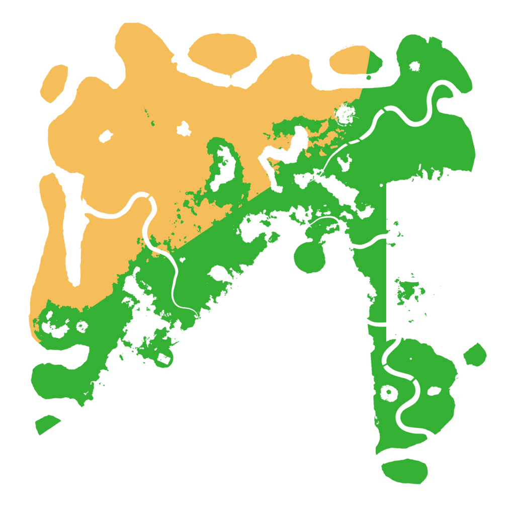 Biome Rust Map: Procedural Map, Size: 4500, Seed: 1188964556