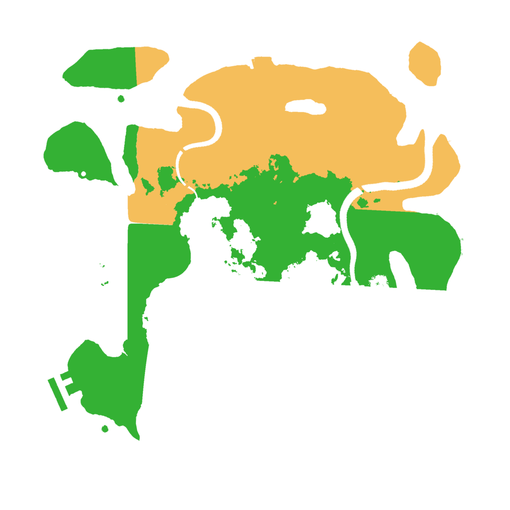 Biome Rust Map: Procedural Map, Size: 3000, Seed: 1025031655