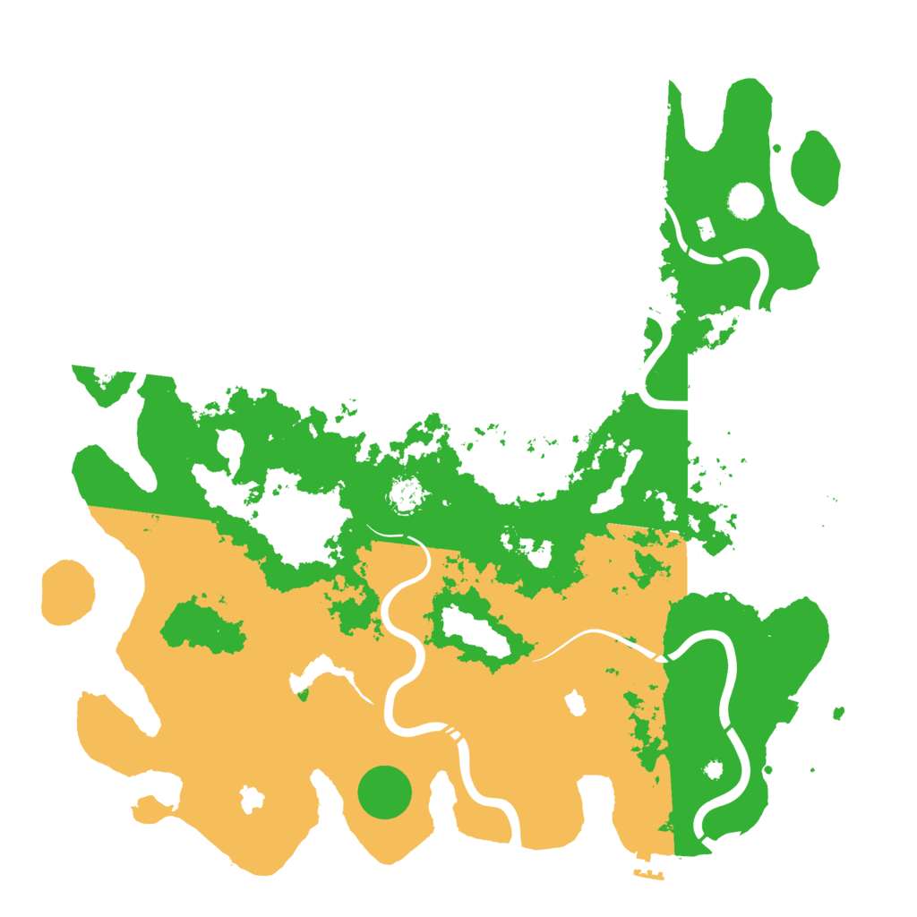 Biome Rust Map: Procedural Map, Size: 4500, Seed: 1120727215