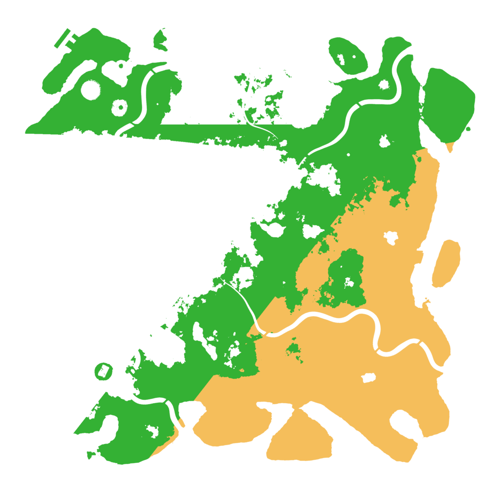 Biome Rust Map: Procedural Map, Size: 4500, Seed: 19782634