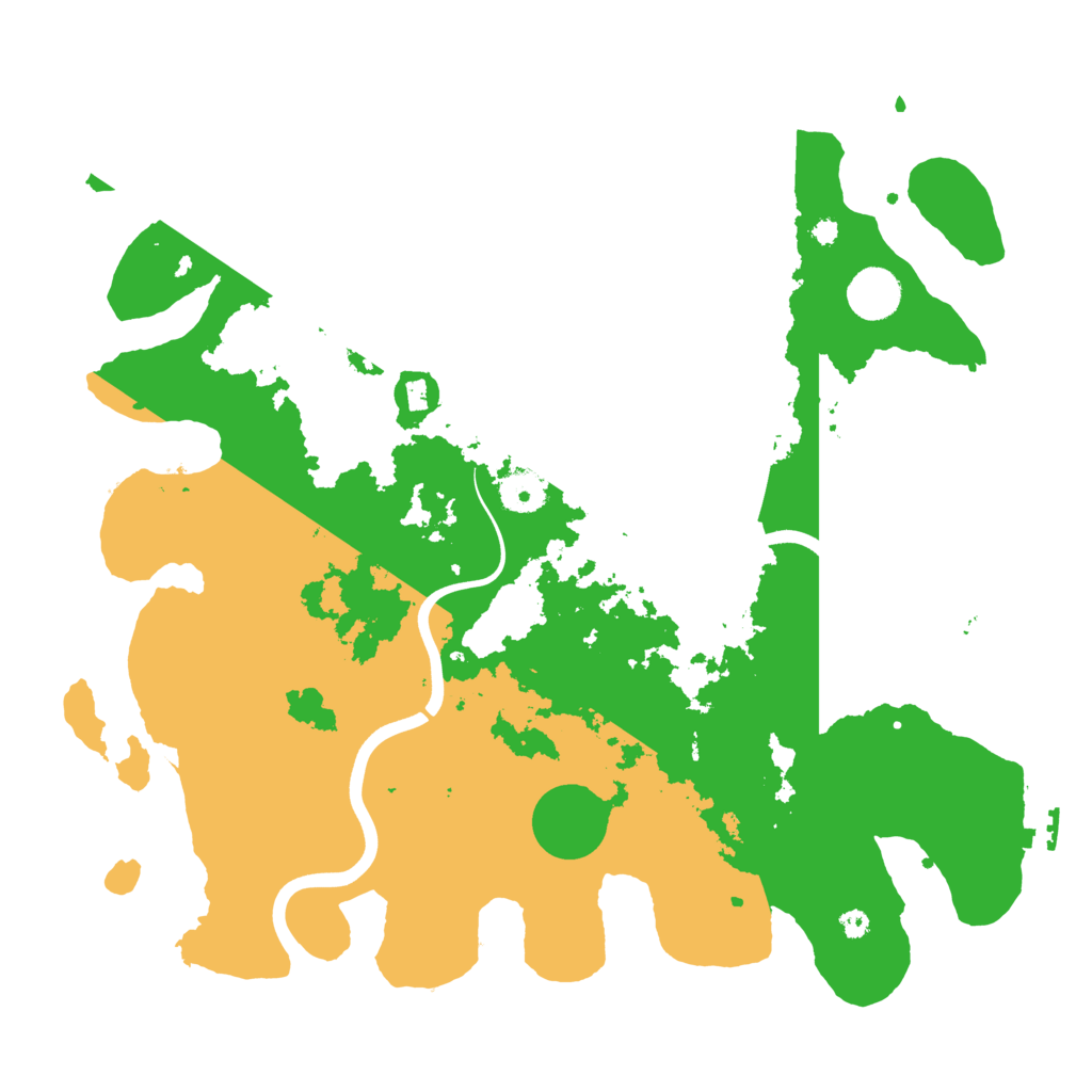 Biome Rust Map: Procedural Map, Size: 3850, Seed: 10564815