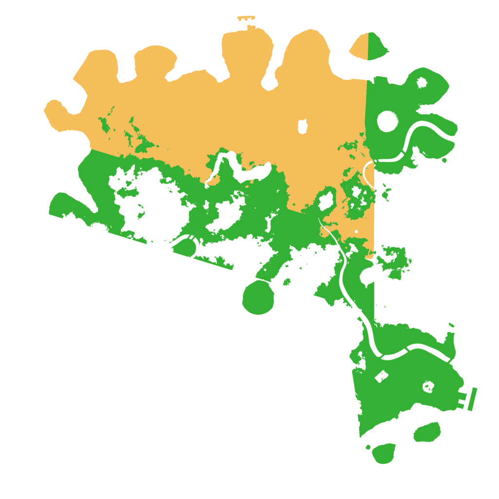 Biome Rust Map: Procedural Map, Size: 4301, Seed: 20260903