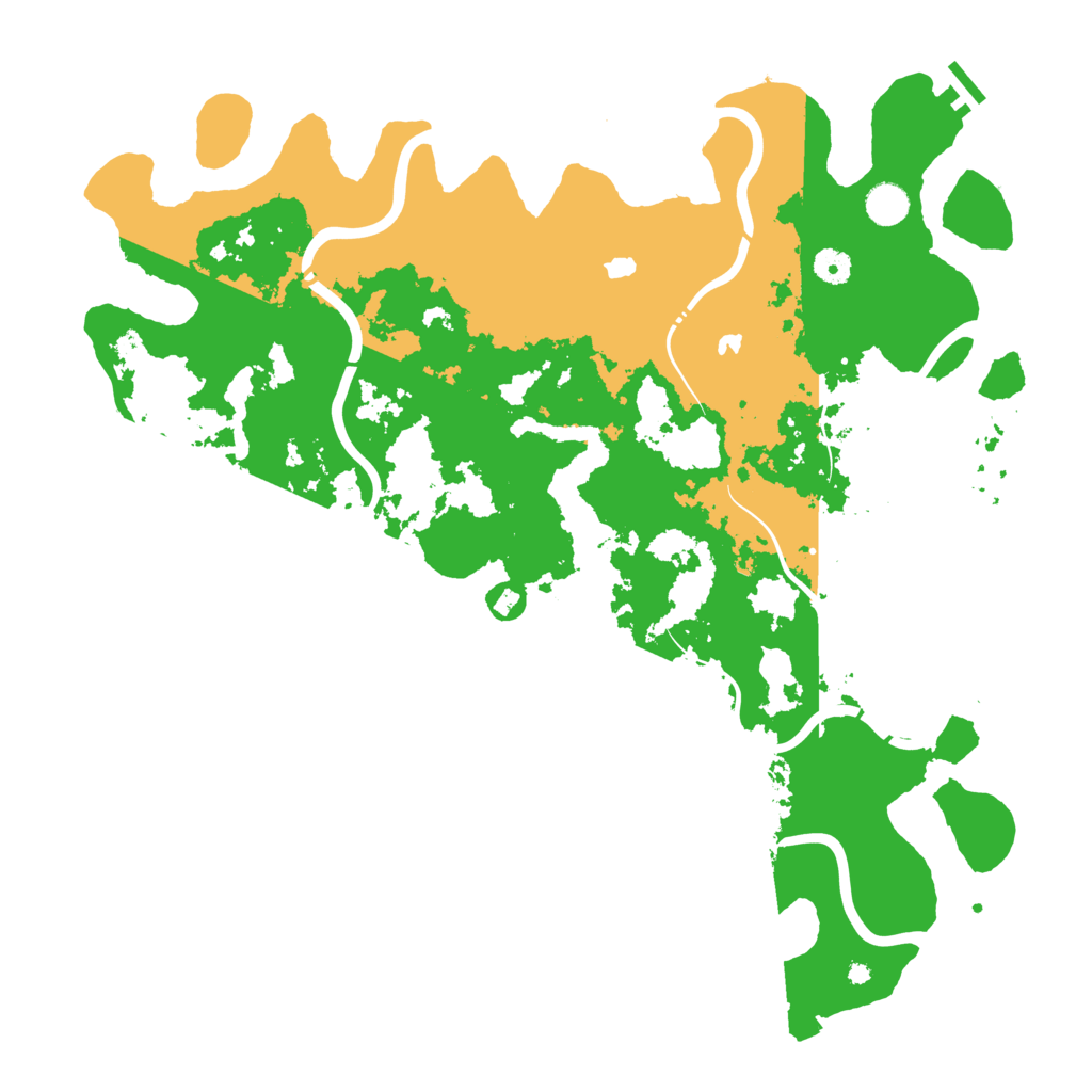 Biome Rust Map: Procedural Map, Size: 4500, Seed: 9032026