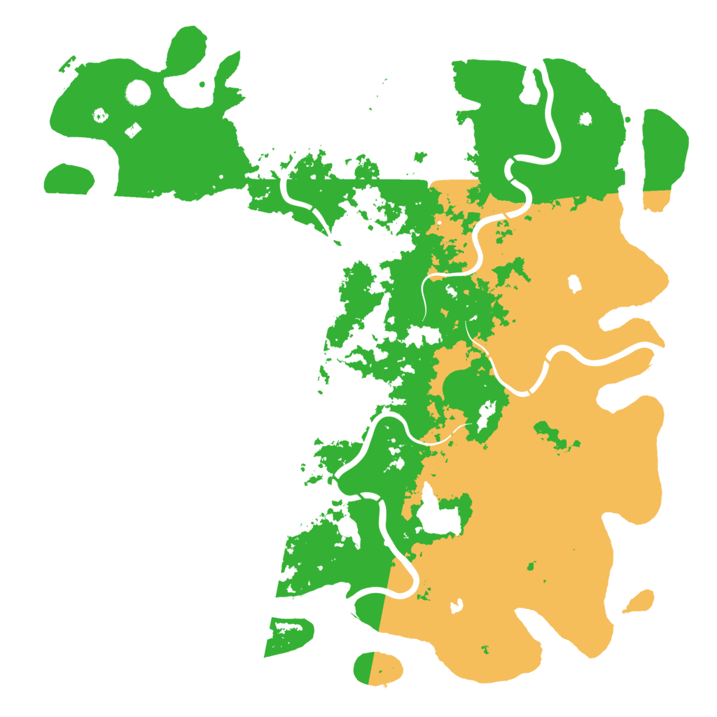 Biome Rust Map: Procedural Map, Size: 5000, Seed: 499210276