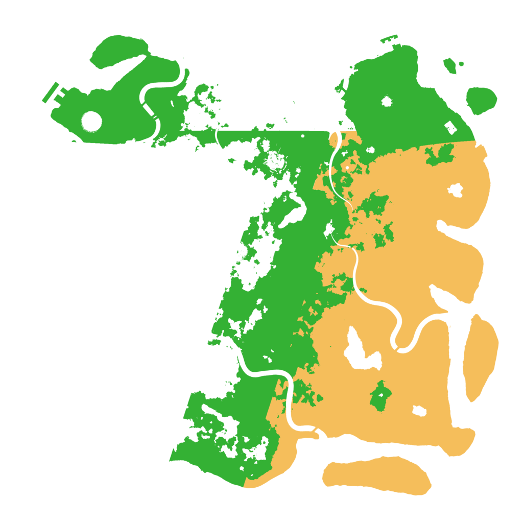 Biome Rust Map: Procedural Map, Size: 4500, Seed: 1382784696