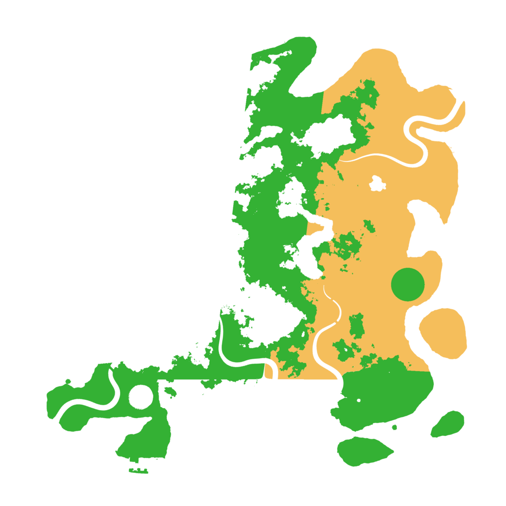 Biome Rust Map: Procedural Map, Size: 4000, Seed: 684719