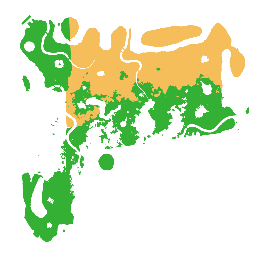 Biome Rust Map: Procedural Map, Size: 4500, Seed: 1882462072