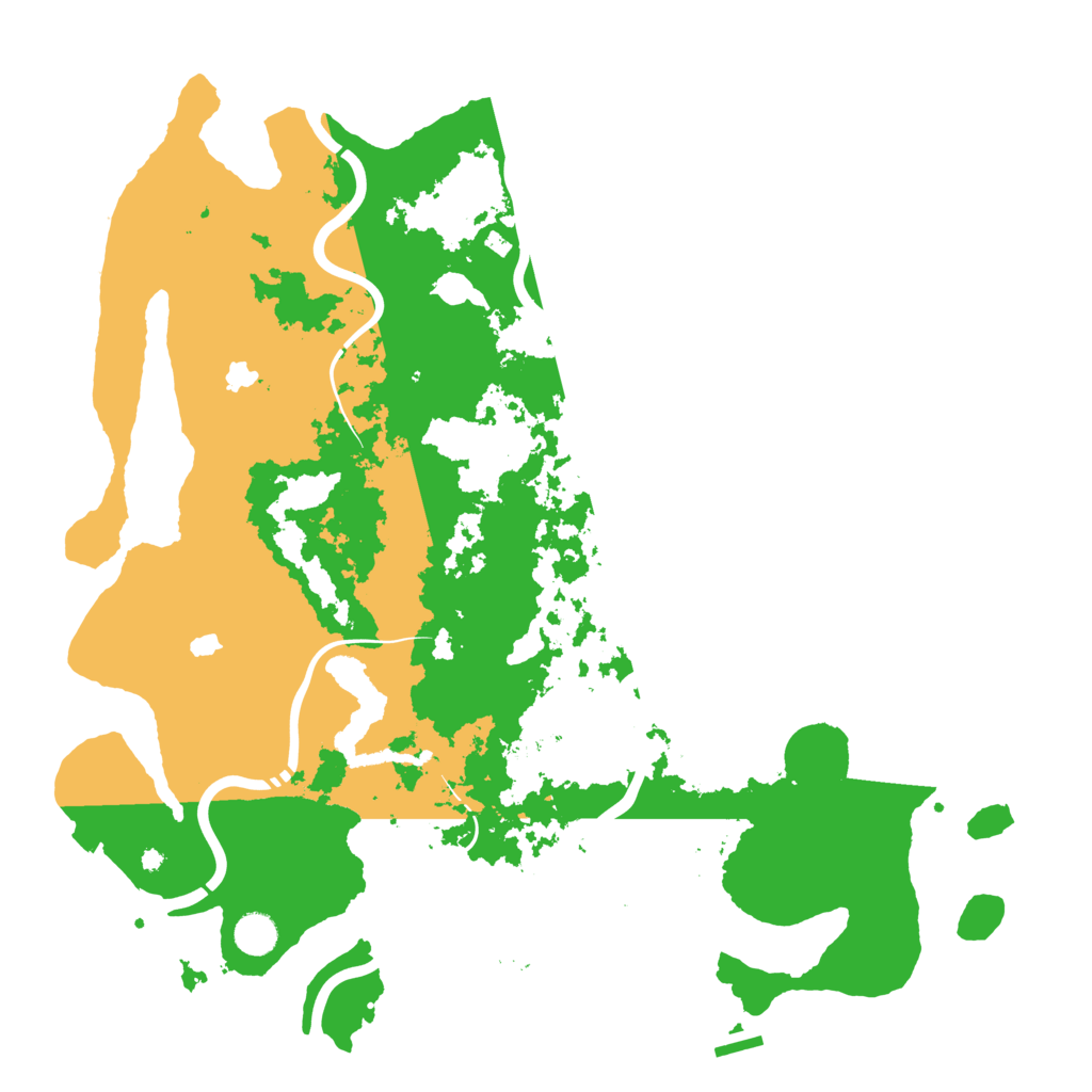 Biome Rust Map: Procedural Map, Size: 4500, Seed: 1371450831