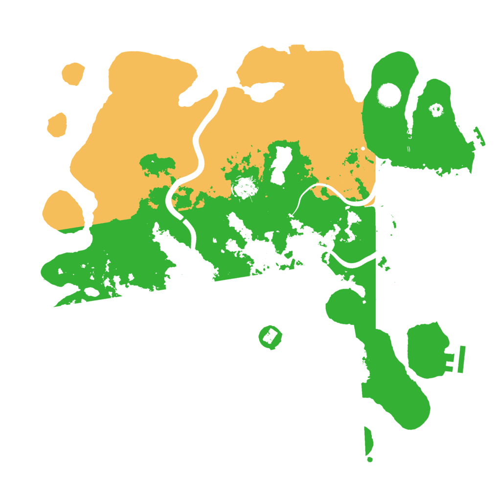 Biome Rust Map: Procedural Map, Size: 3750, Seed: 1294858855