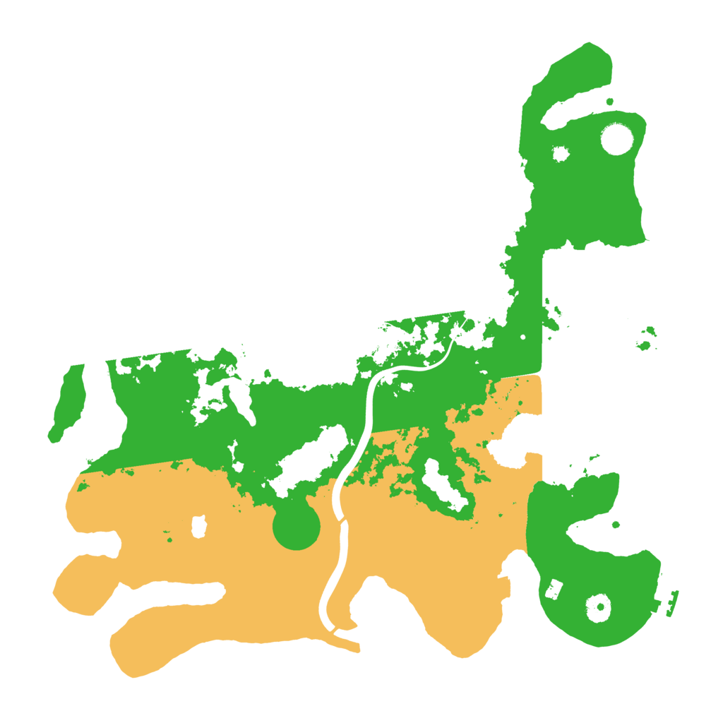 Biome Rust Map: Procedural Map, Size: 4000, Seed: 591996