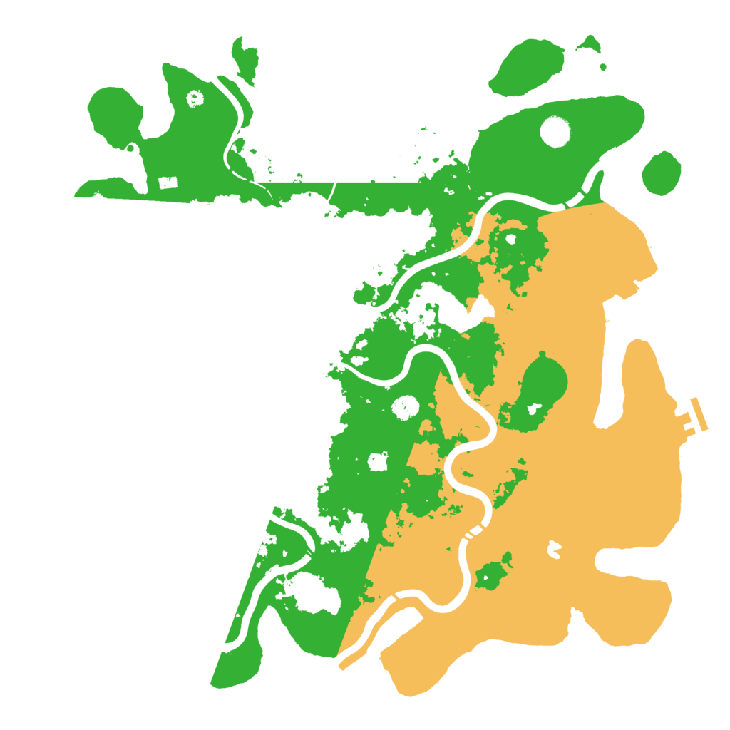 Biome Rust Map: Procedural Map, Size: 4300, Seed: 1419220176
