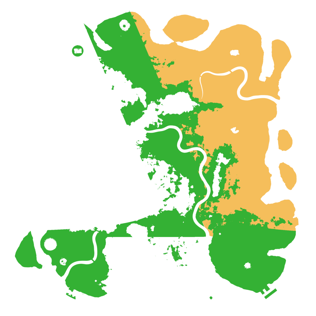 Biome Rust Map: Procedural Map, Size: 4500, Seed: 1763662659
