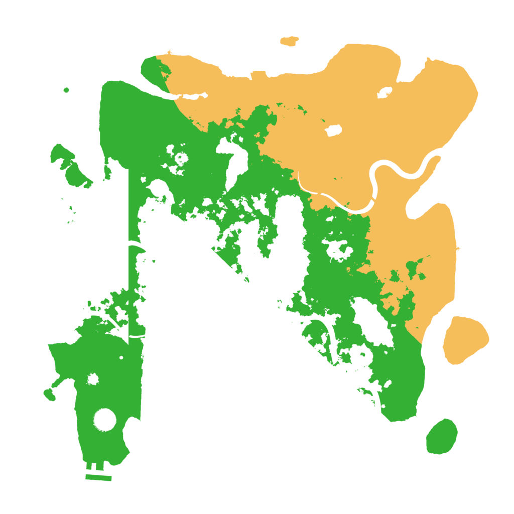 Biome Rust Map: Procedural Map, Size: 4000, Seed: 1788260789