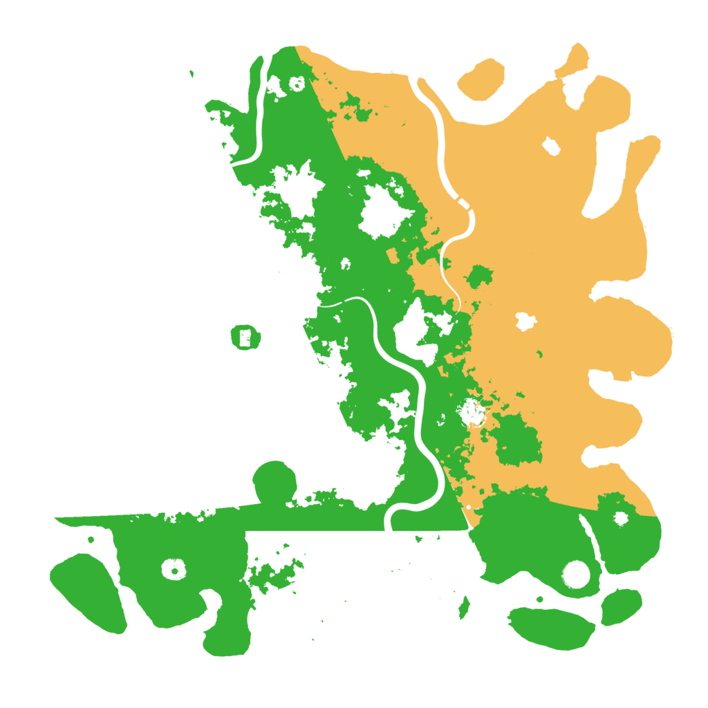 Biome Rust Map: Procedural Map, Size: 4500, Seed: 357134242