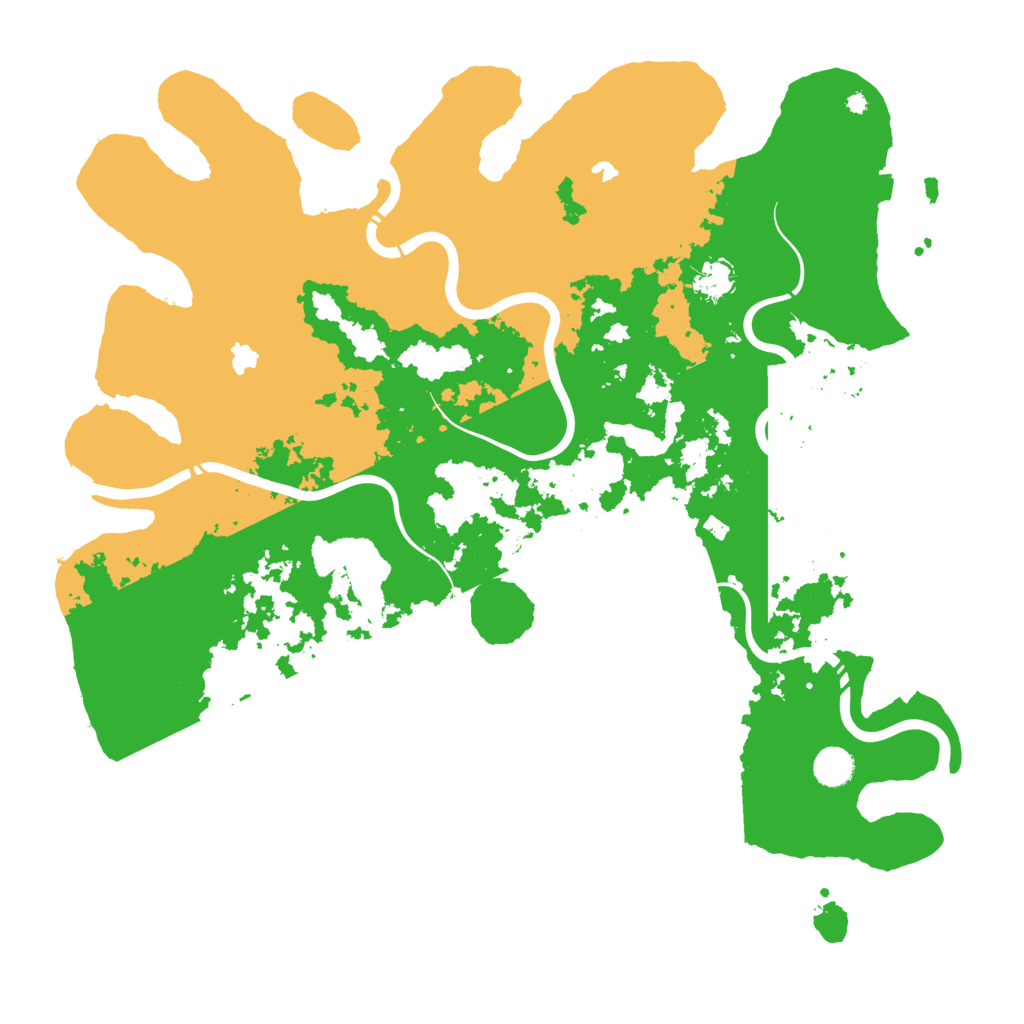 Biome Rust Map: Procedural Map, Size: 4500, Seed: 816432670