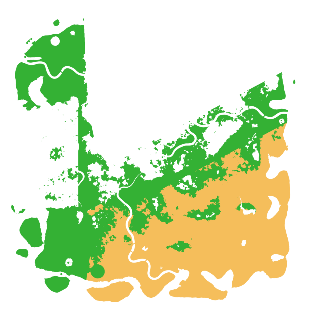 Biome Rust Map: Procedural Map, Size: 6000, Seed: 572786