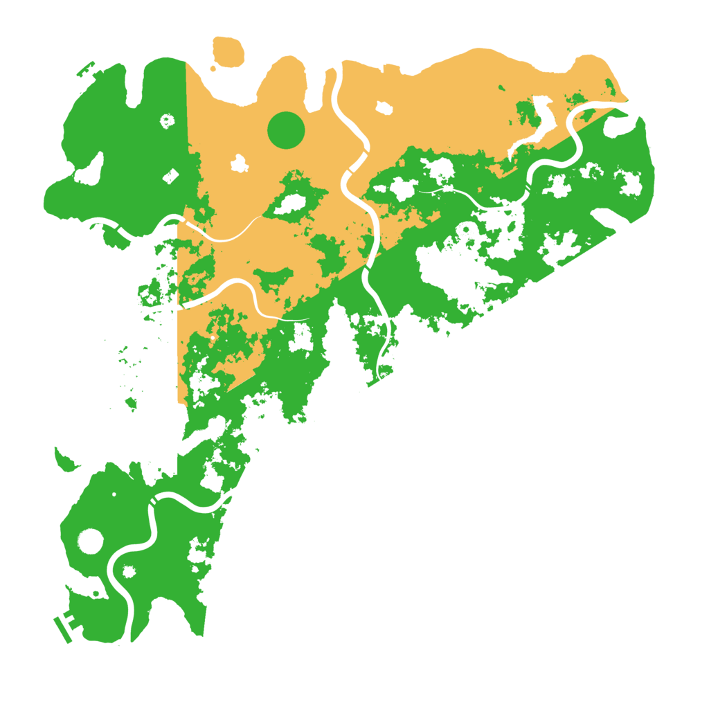 Biome Rust Map: Procedural Map, Size: 5000, Seed: 701900