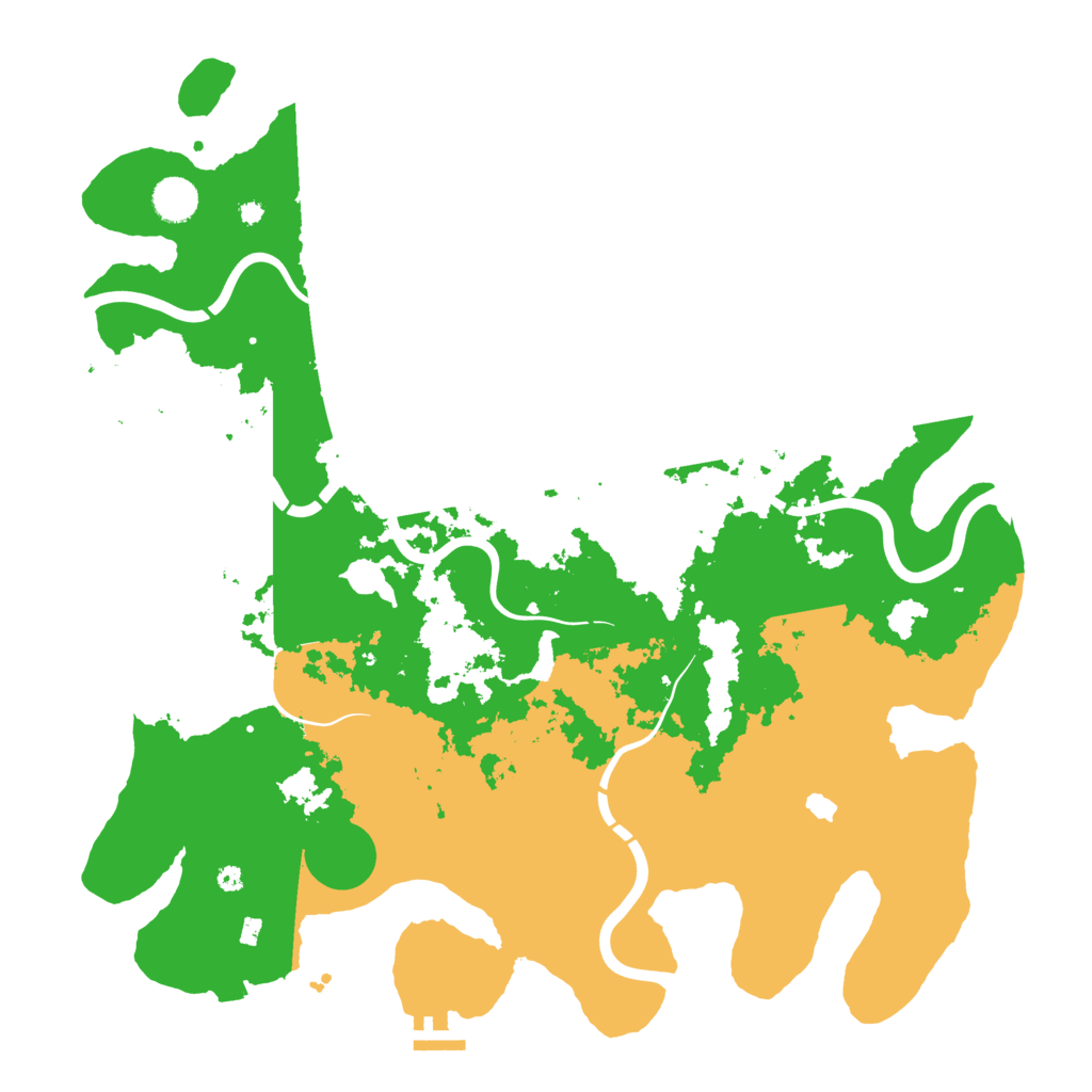 Biome Rust Map: Procedural Map, Size: 4250, Seed: 1916469115